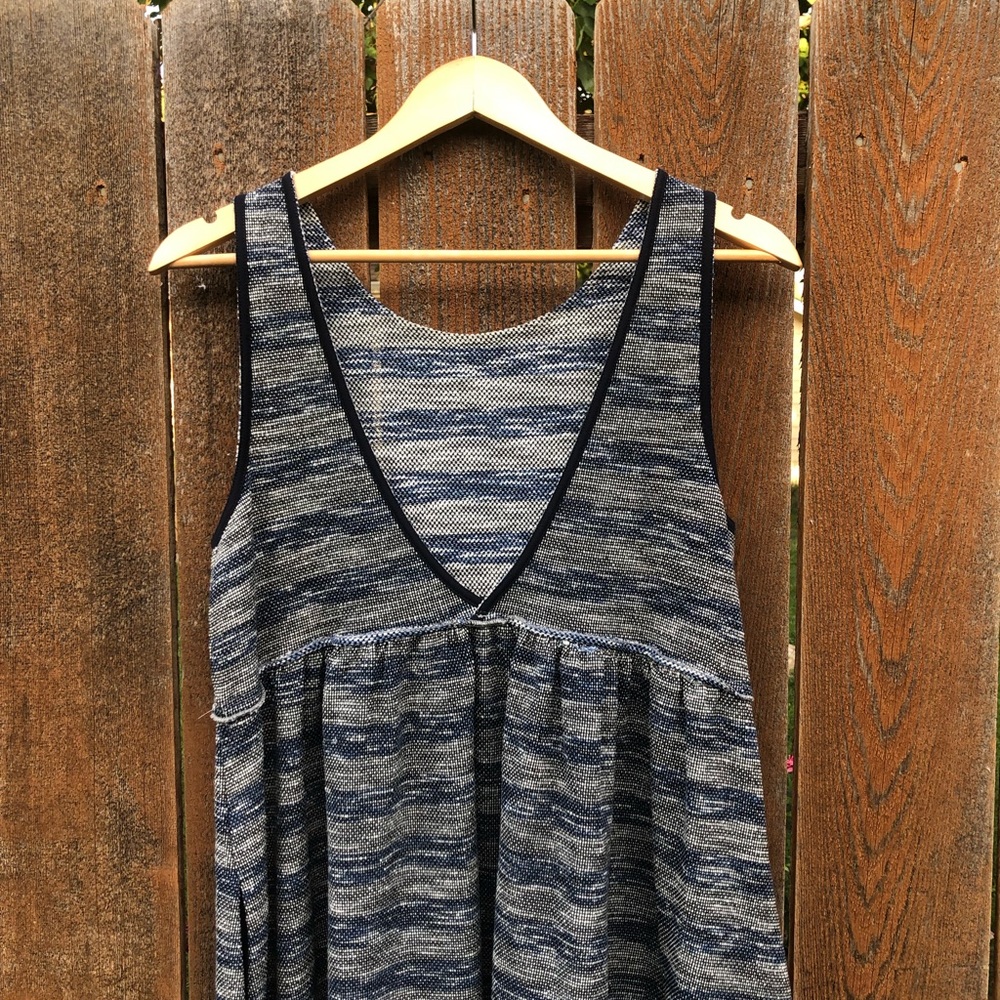 NEW Free People Baby Blue Babydoll Dress - Picture 14 of 16